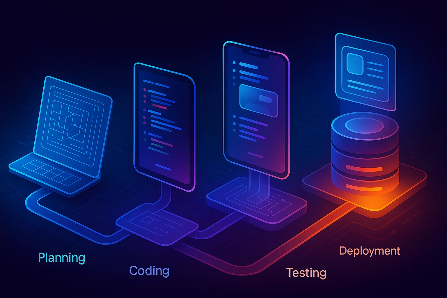 How we build apps, step by step